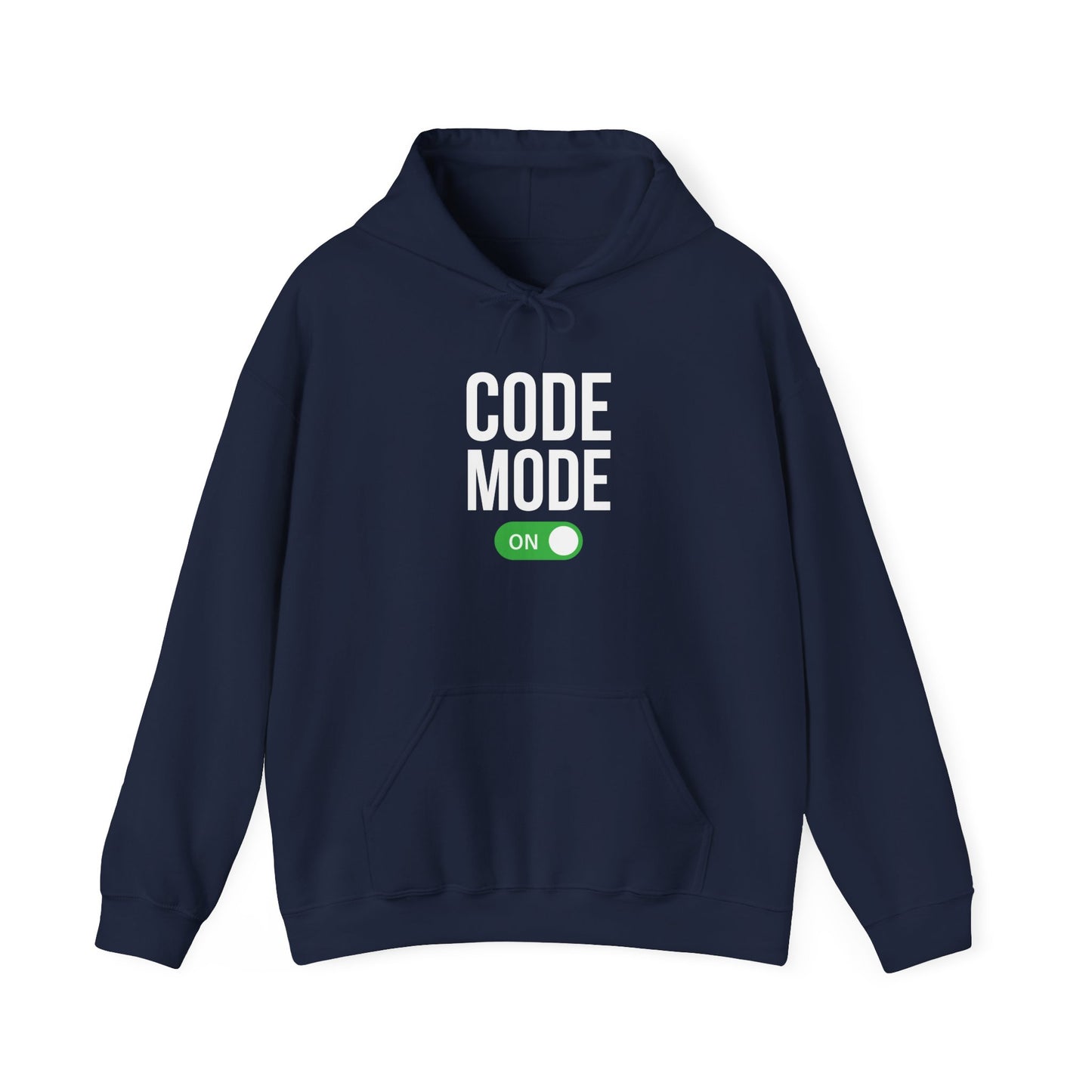 CODE MODE ON - Unisex Heavy Blend Hoodie , Best for Late night Coding session