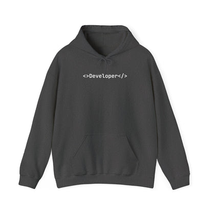 Developer Unisex Hoodie for Coders and Programmers, Comfortable Tech Gift