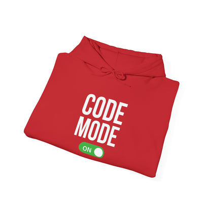 CODE MODE ON - Unisex Heavy Blend Hoodie , Best for Late night Coding session