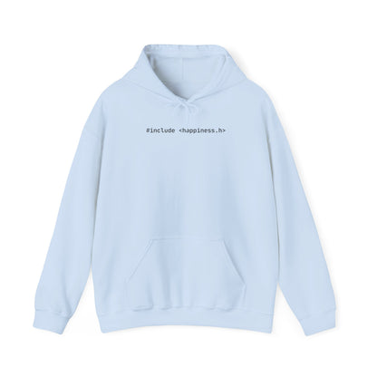 include <happiness.h> Unisex Heavy Blend™ Hooded Sweatshirt for C & C++ Programmer