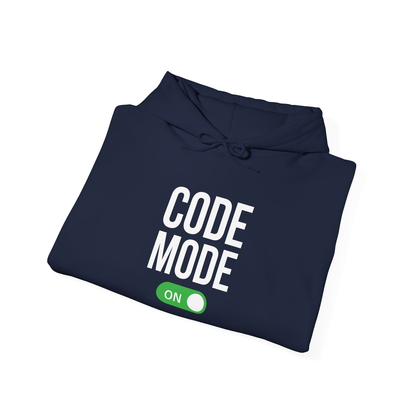 CODE MODE ON - Unisex Heavy Blend Hoodie , Best for Late night Coding session