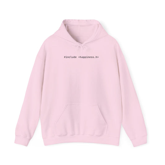 include <happiness.h> Unisex Heavy Blend™ Hooded Sweatshirt for C & C++ Programmer