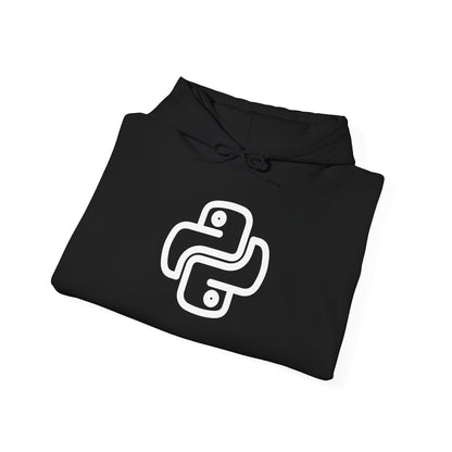 Stylish Unisex Hooded Sweatshirt with for Python Developer, Tech Fashion