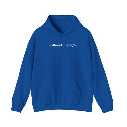 Developer Unisex Hoodie for Coders and Programmers, Comfortable Tech Gift