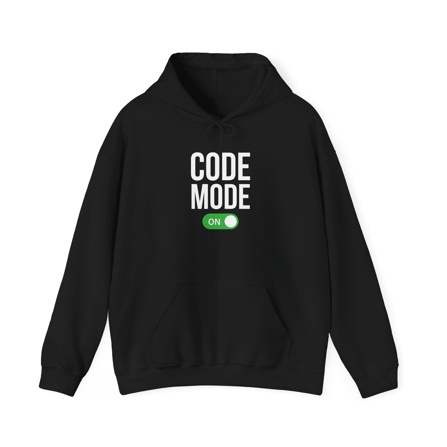 CODE MODE ON - Unisex Heavy Blend Hoodie , Best for Late night Coding session